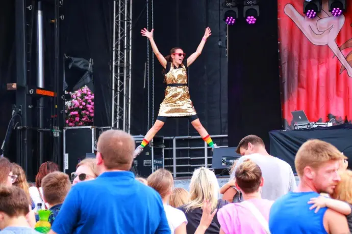 Spring in de lucht kinderdisco